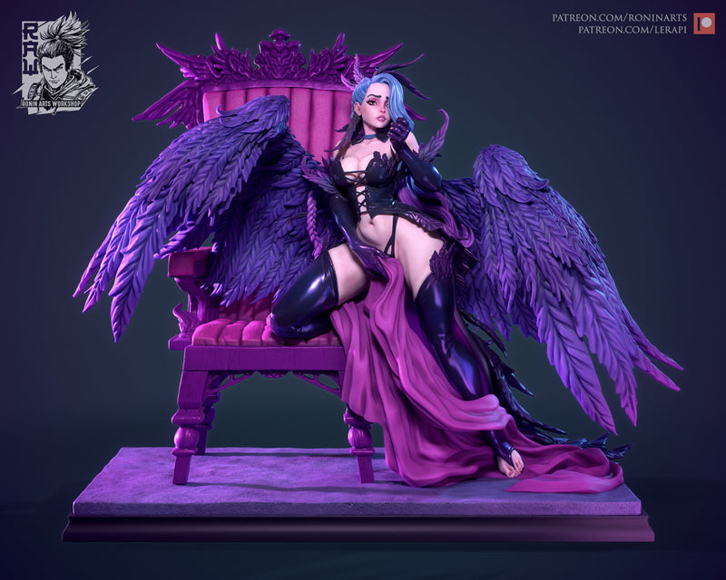 Lilim | Pin-Up Statue Fan Art Miniature Unpainted | Ronin Arts Workshop
