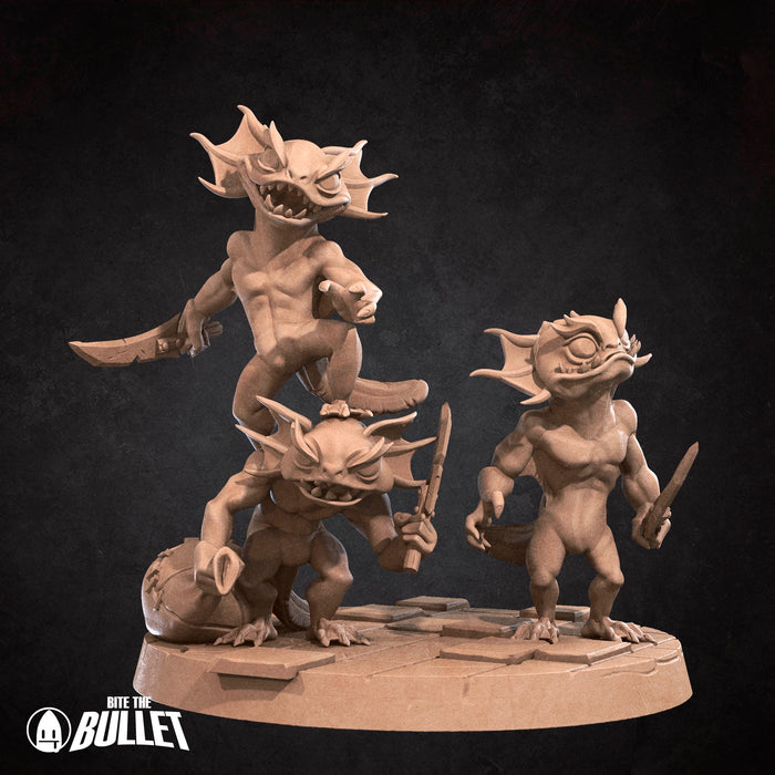 Bandit Axolotls | Bullet Town Fishing Village | Fantasy Miniature | Bite the Bullet