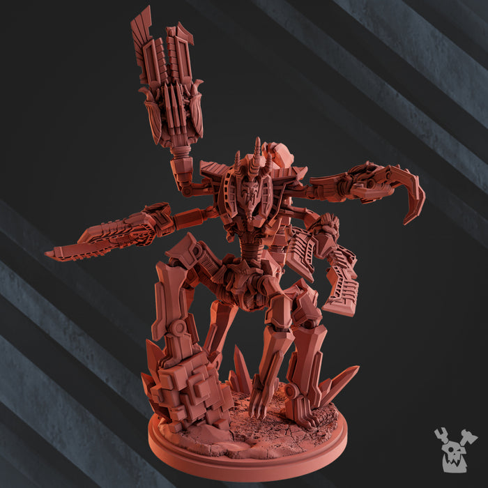 Quadro-Scorpion Lord | Robot Legions | Grimdark Miniature | DakkaDakka