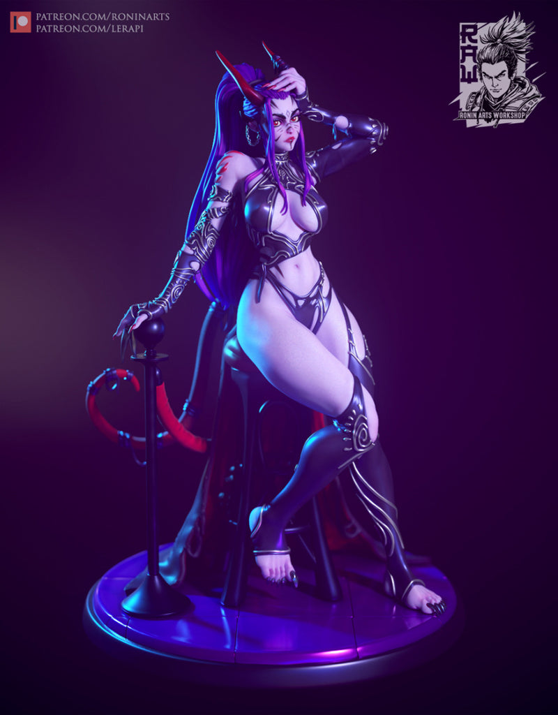 Lucille | Pin-Up Statue Fan Art Miniature Unpainted | Ronin Arts Workshop