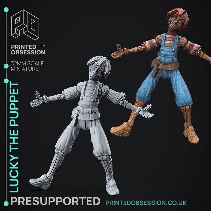 Lucky | Puppet Masters Apprentice | Fantasy Miniature | Printed Obsession