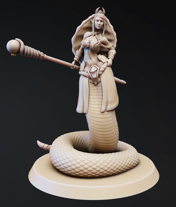 Medusa Elite Mystic (Pose 3) | Nagas | Fantasy Miniature | PS Miniatures