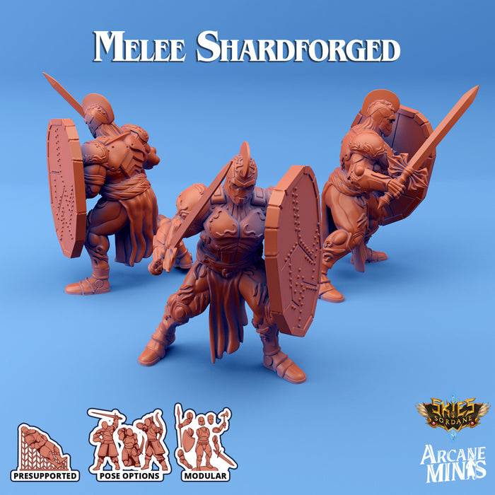 Melee Shardforged C | Skies of Sordane | Fantasy Miniature | Arcane Minis