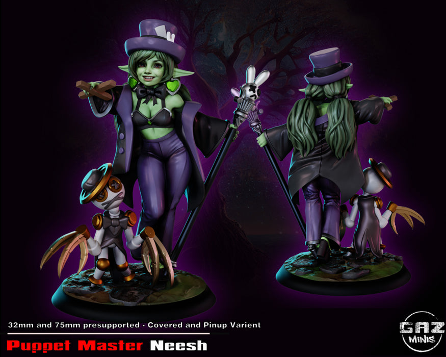 Puppet Master Neesh | Pin-up | Fantasy Miniature | Gaz Minis
