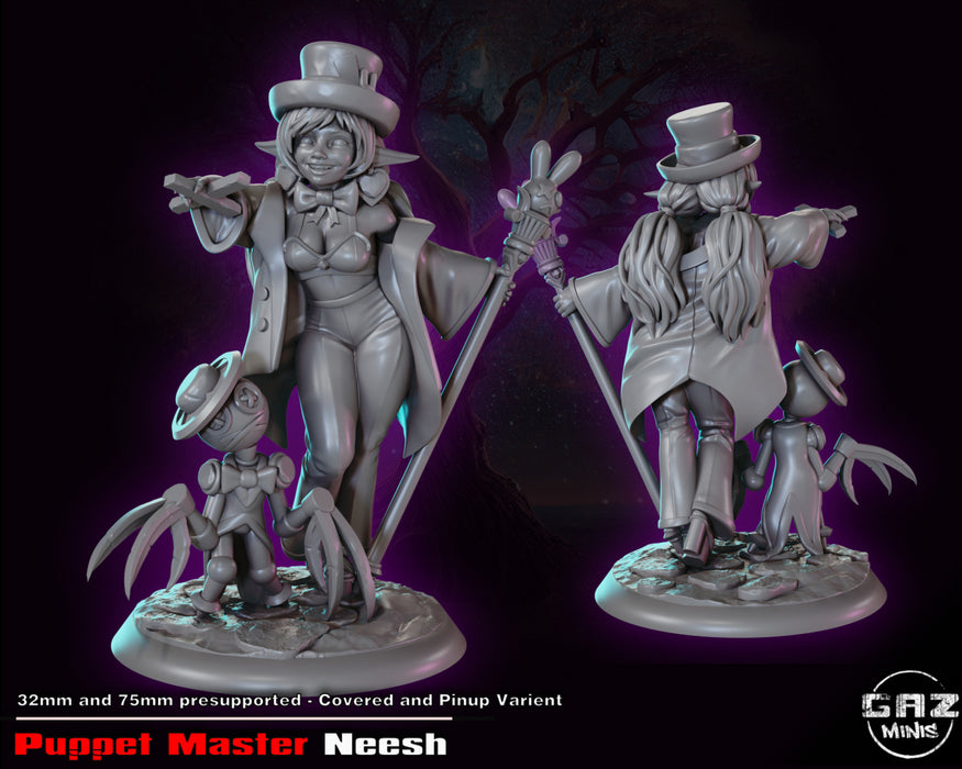 Puppet Master Neesh | Pin-up | Fantasy Miniature | Gaz Minis