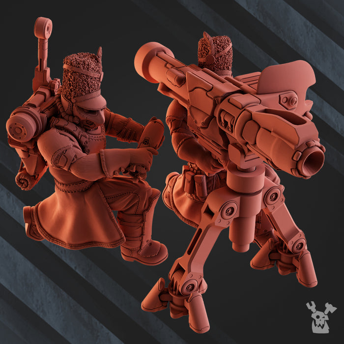 Heavy Weapons Squad (Missile) | Steam Guard | Grimdark Miniature | DakkaDakka