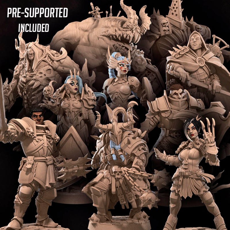 Bullet Hell Heroes 2 Miniatures | Fantasy Miniature | Bite the Bullet