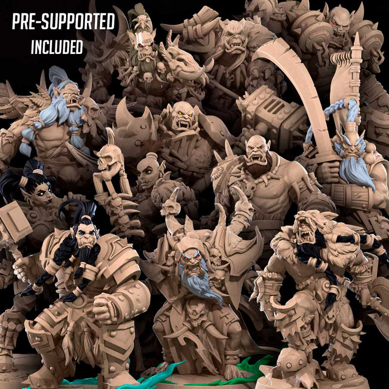 Orc Miniatures | Fantasy Miniature | Bite the Bullet