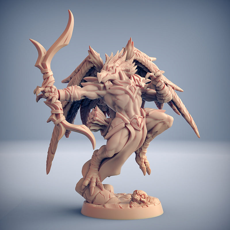 High Gryphkin Miniatures | Eye-Cult Gryphkin | Fantasy D&D Miniature | Artisan Guild