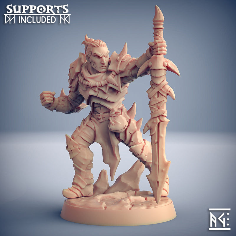 Scourgeland Survivor Miniatures (Full Set) | Fantasy D&D Miniature | Artisan Guild