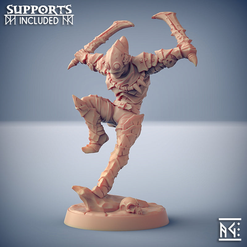 Scourgeland Survivor Miniatures | Fantasy D&D Miniature | Artisan Guild