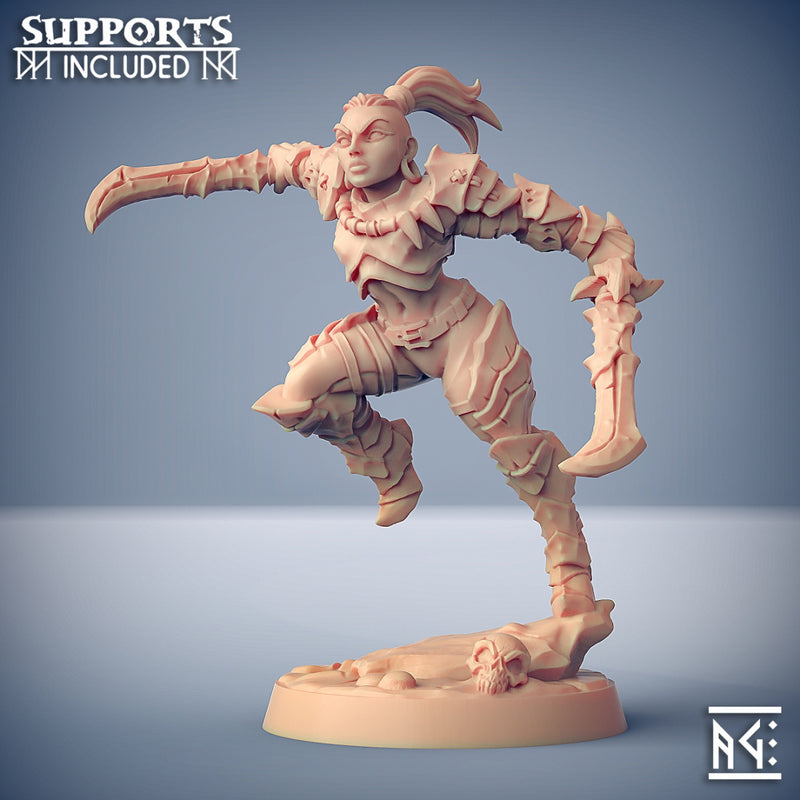 Scourgeland Survivor Miniatures (Full Set) | Fantasy D&D Miniature | Artisan Guild