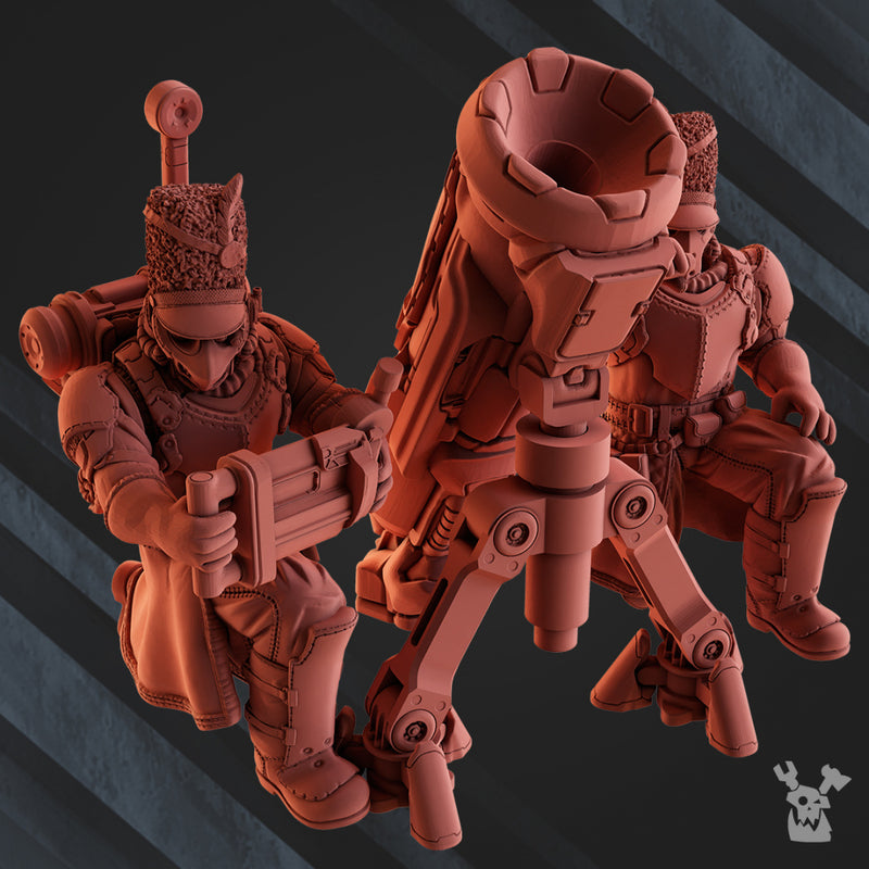 Heavy Weapons Squads | Steam Guard | Grimdark Miniature | DakkaDakka
