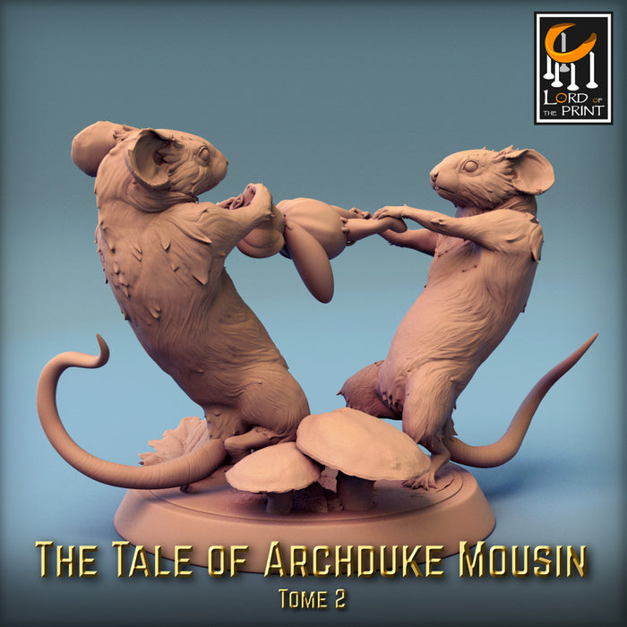 Mousin Mice A | Archduke Mousin Tome 2 | Fantasy Miniature | Rescale Miniatures