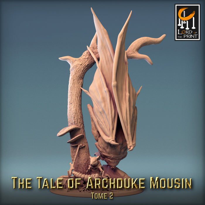 Mousin & Bat A | Archduke Mousin Tome 2 | Fantasy Miniature | Rescale Miniatures