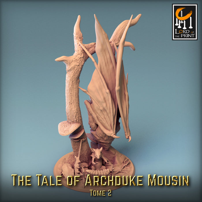 Mousin & Bat A | Archduke Mousin Tome 2 | Fantasy Miniature | Rescale Miniatures