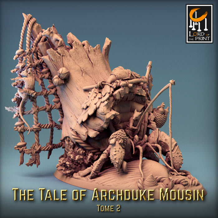 Mousin HermitCrab | Archduke Mousin Tome 2 | Fantasy Miniature | Rescale Miniatures