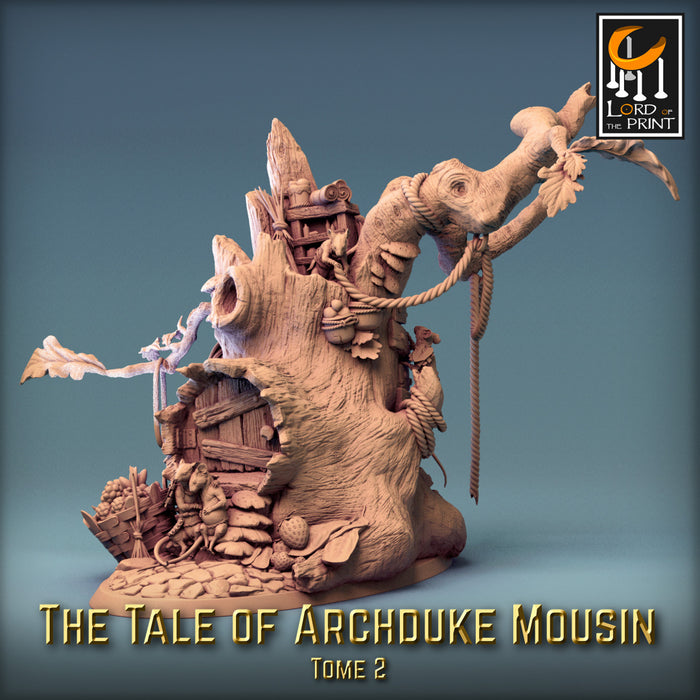 Mousin House | Archduke Mousin Tome 2 | Fantasy Miniature | Rescale Miniatures