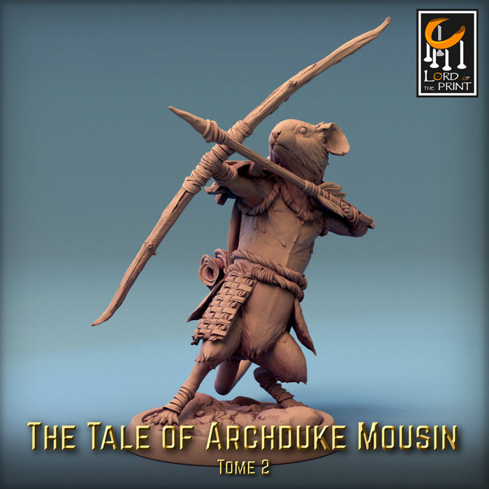 Mousin Mice D | Archduke Mousin Tome 2 | Fantasy Miniature | Rescale Miniatures