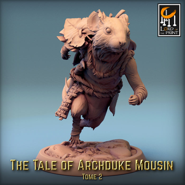 Mousin Mice E | Archduke Mousin Tome 2 | Fantasy Miniature | Rescale Miniatures