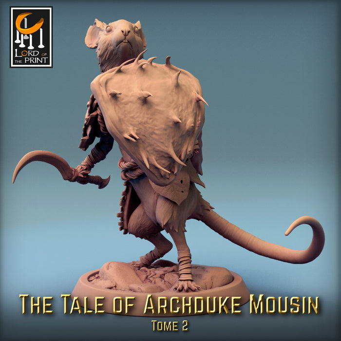 Mousin Mice F | Archduke Mousin Tome 2 | Fantasy Miniature | Rescale Miniatures