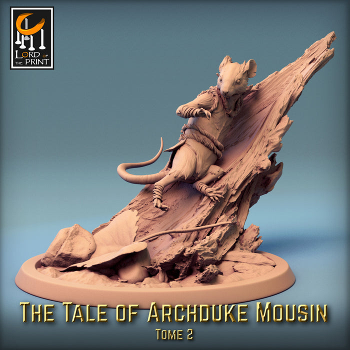 Mousin Mice G | Archduke Mousin Tome 2 | Fantasy Miniature | Rescale Miniatures