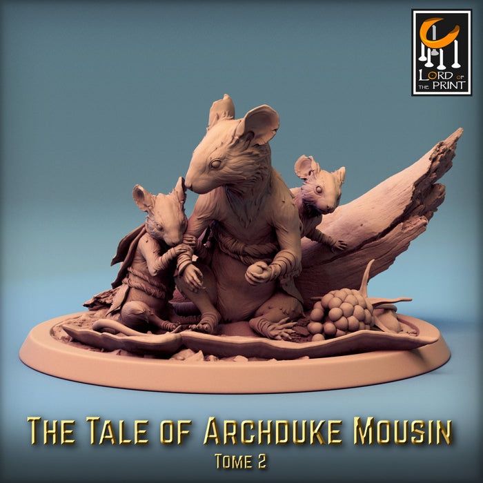 Mousin Mice H | Archduke Mousin Tome 2 | Fantasy Miniature | Rescale Miniatures