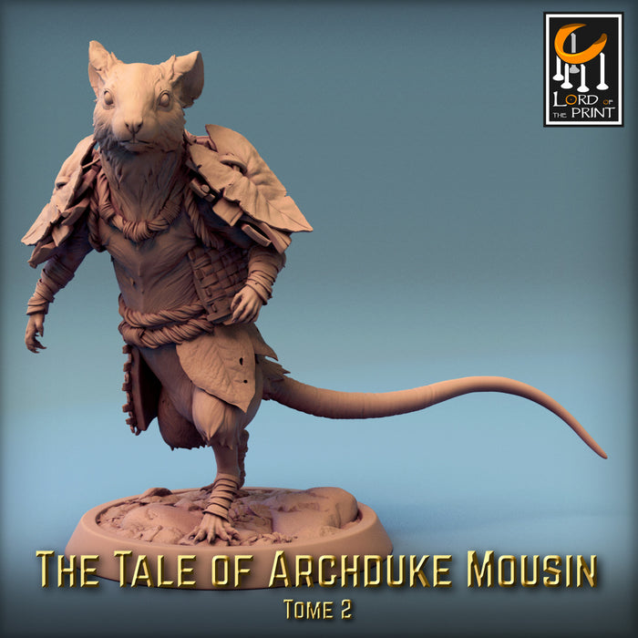 Mousin Mice J | Archduke Mousin Tome 2 | Fantasy Miniature | Rescale Miniatures