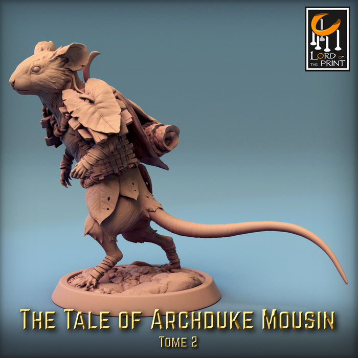 Mousin Mice J | Archduke Mousin Tome 2 | Fantasy Miniature | Rescale Miniatures