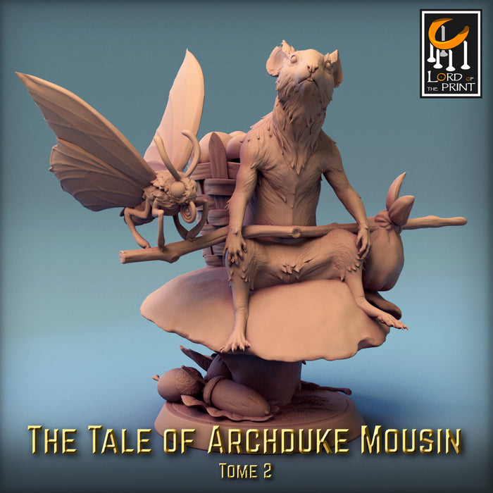 Mousin Mice K | Archduke Mousin Tome 2 | Fantasy Miniature | Rescale Miniatures