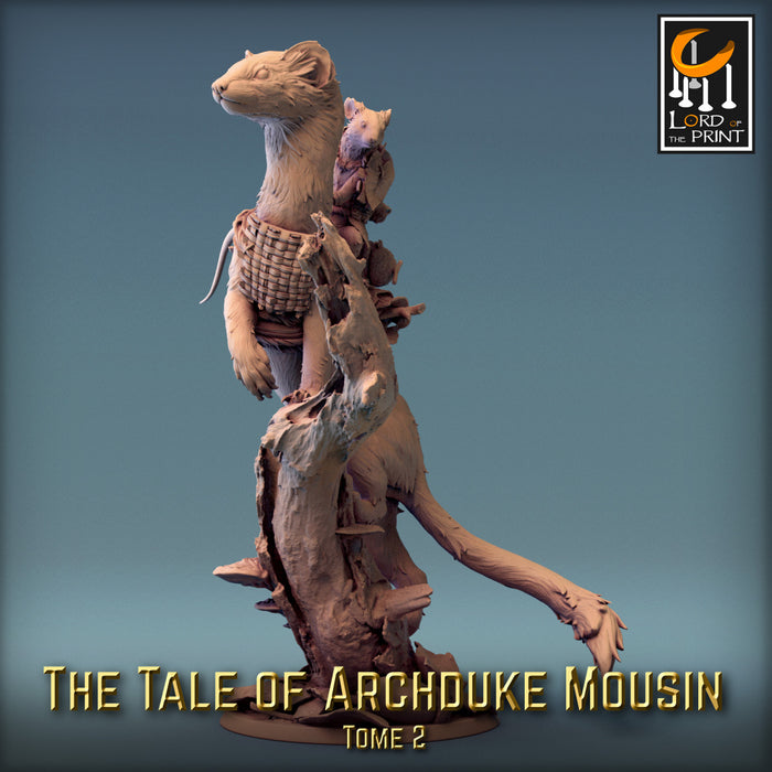 Weasel B | Archduke Mousin Tome 2 | Fantasy Miniature | Rescale Miniatures