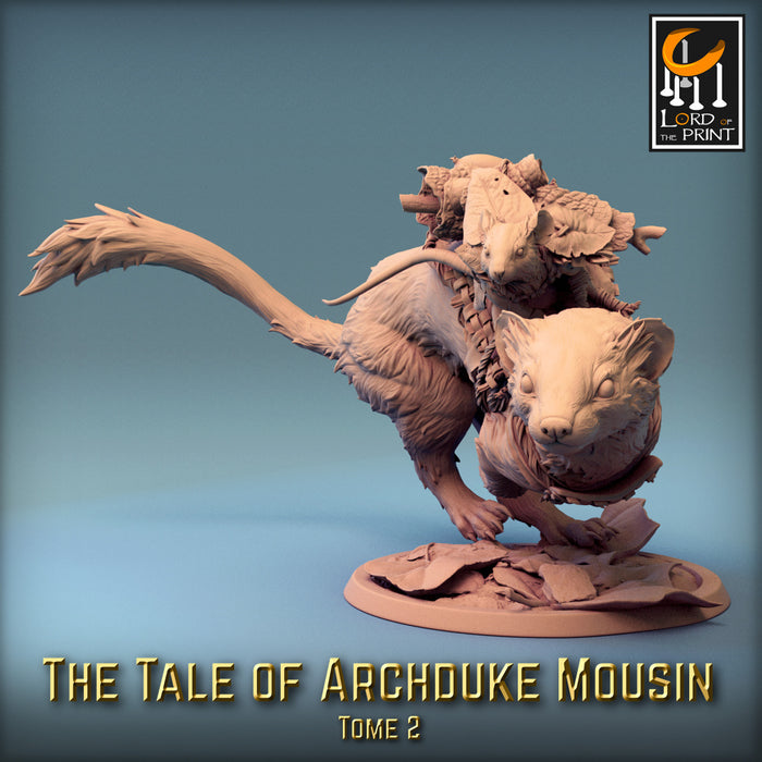 Weasel C | Archduke Mousin Tome 2 | Fantasy Miniature | Rescale Miniatures