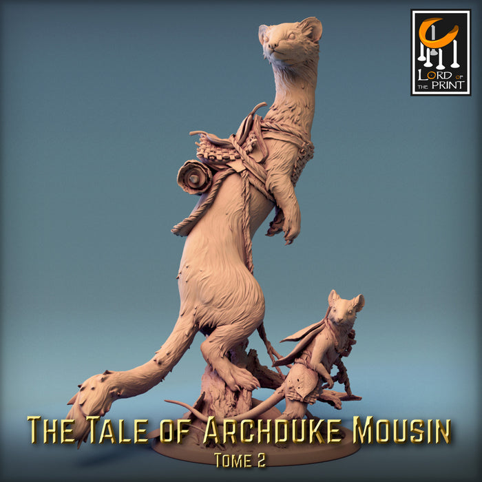 Weasel A | Archduke Mousin Tome 2 | Fantasy Miniature | Rescale Miniatures