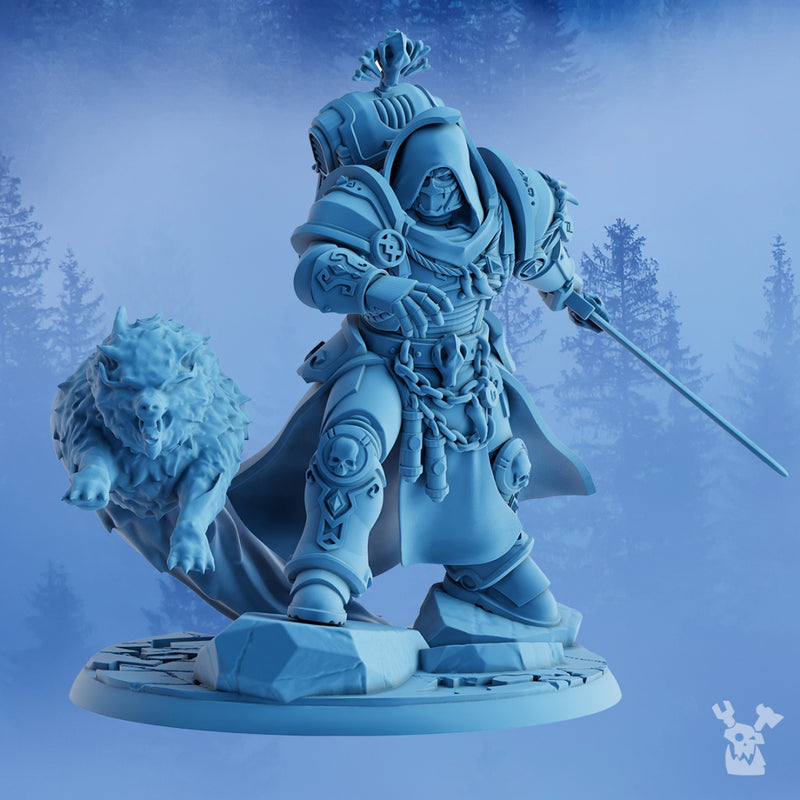 Ölaf, the White Fang | Storm Bringers | DakkaDakka | Sci-Fi Grimdark Wargaming Miniature 28mm 32mm