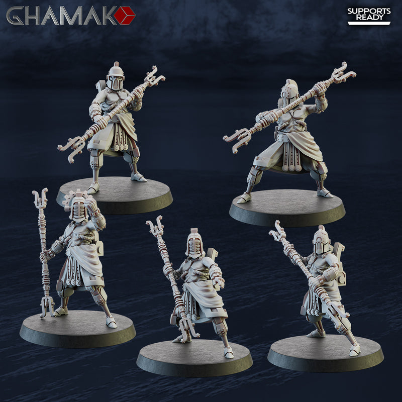 Olympus Devotee Miniatures | Mech Adepts | Grimdark Proxy Miniature | Ghamak