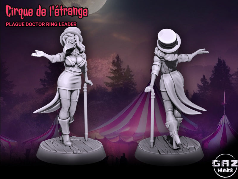 Plague Doctor Ringleader | Cirque De Letrange | Fantasy Miniature | Gaz Minis