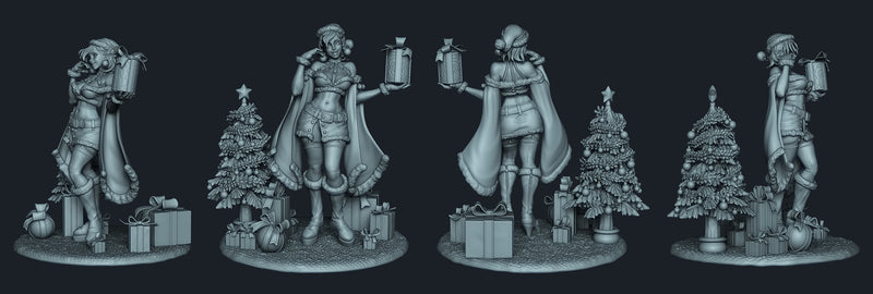 Polina | Pin-Up Statue Fan Art Miniature Unpainted | Ronin Arts Workshop