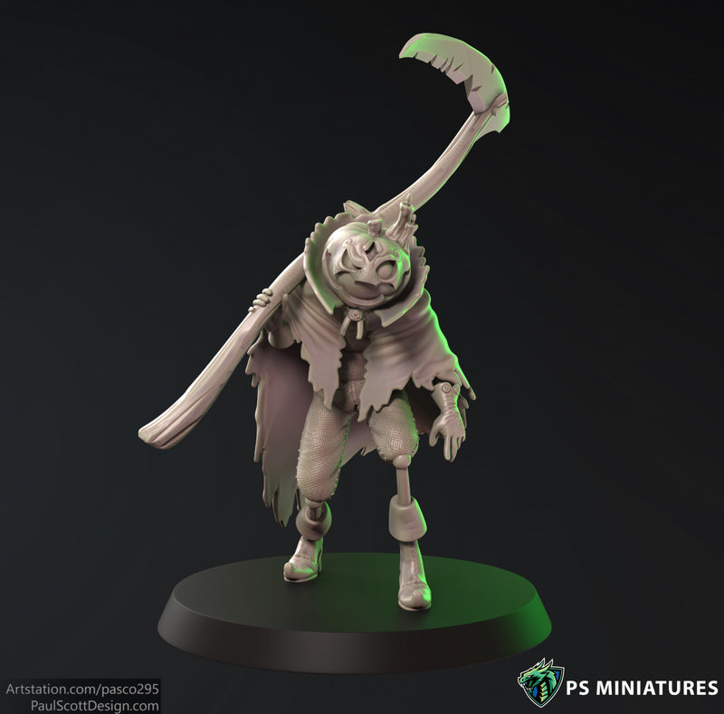 Pumpkin Knight Miniatures | Fantasy Miniature | PS Miniatures