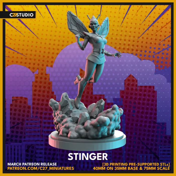 Stinger | Heroes | Sci-Fi Miniature | C27 Studio