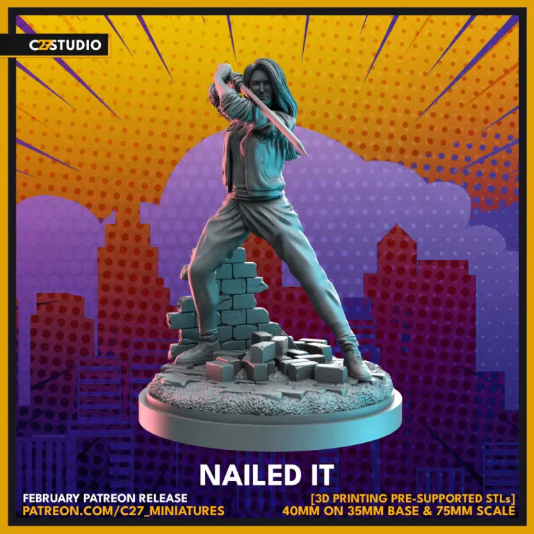 Nailed It | Heroes | Sci-Fi Miniature | C27 Studio