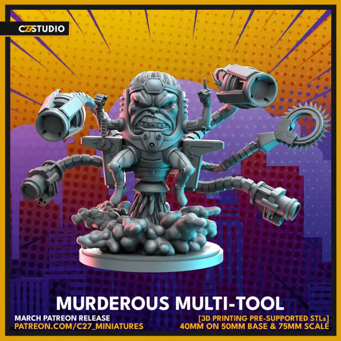Murderous Multi-Tool | Heroes | Sci-Fi Miniature | C27 Studio