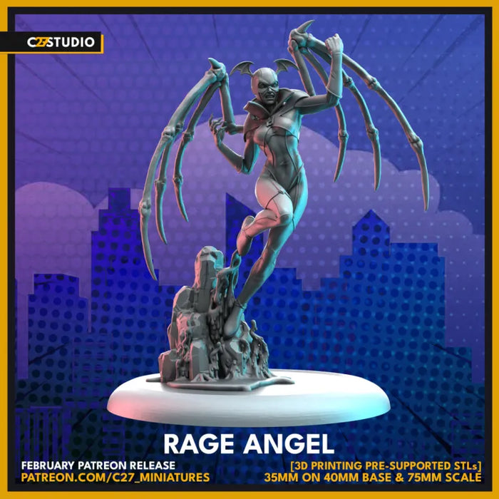 Rage Angel | Heroes | Sci-Fi Miniature | C27 Studio