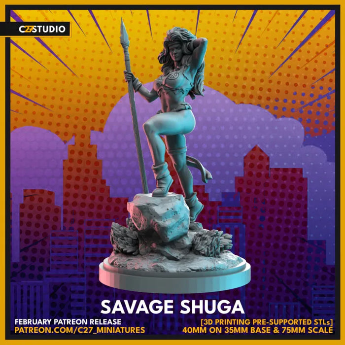 Savage Shuga | Heroes | Sci-Fi Miniature | C27 Studio