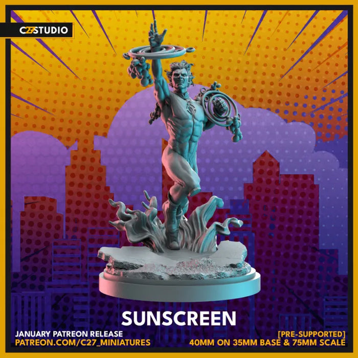 Sunscreen | Heroes | Sci-Fi Miniature | C27 Studio