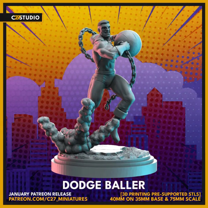 Dodge Baller | Heroes | Sci-Fi Miniature | C27 Studio