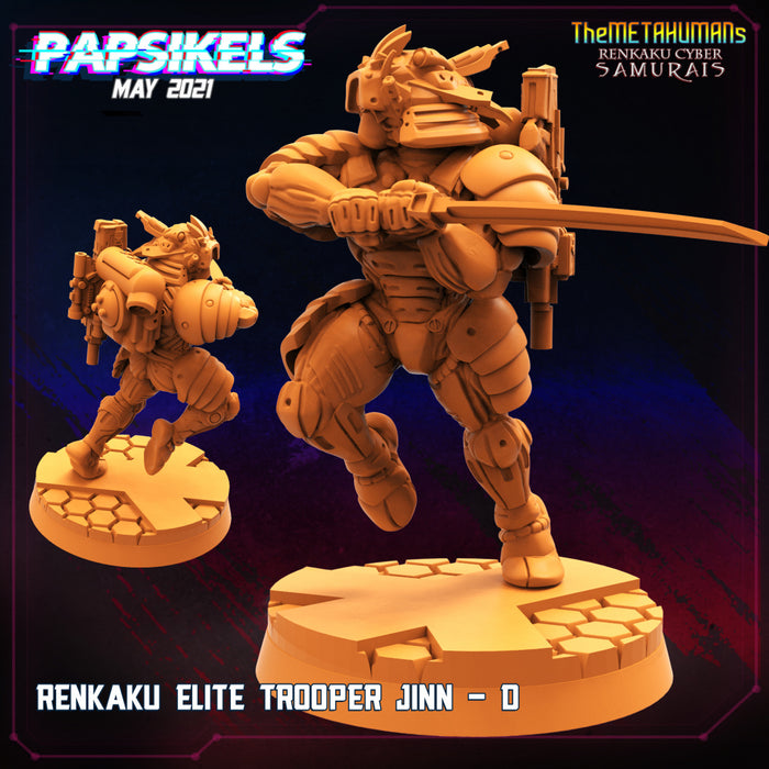 Renkaku Elite Trooper Jinn D | Cyberpunk | Sci-Fi Miniature | Papsikels