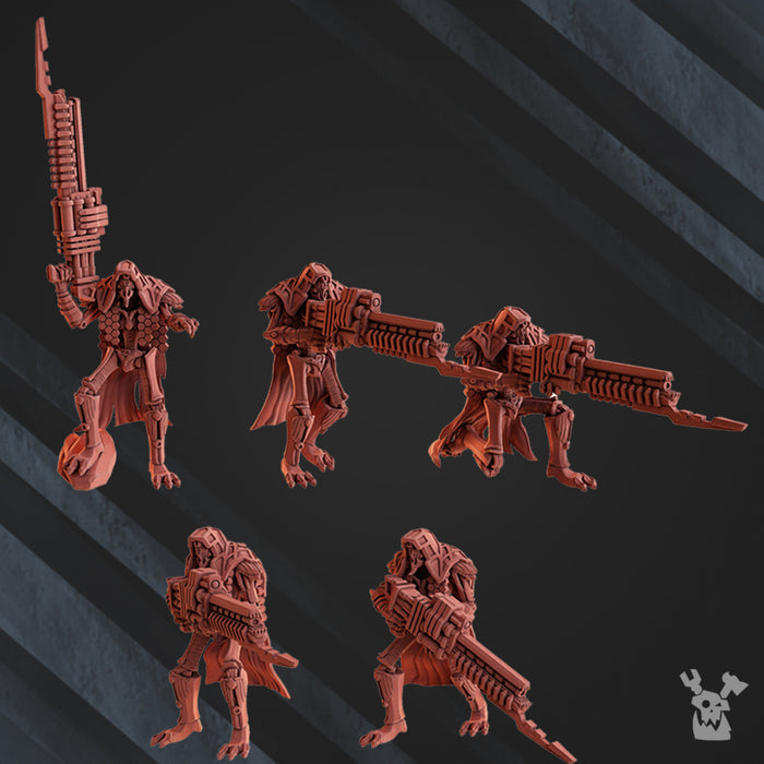 Sniper Squad | Robot Legions | Grimdark Miniature | DakkaDakka