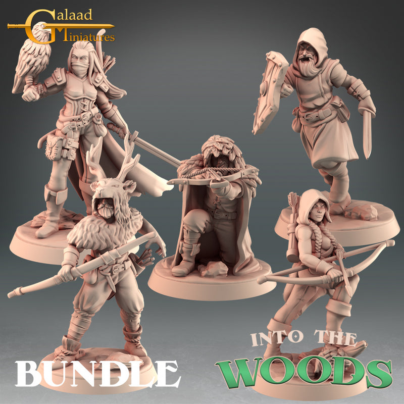 Scout Ranger Miniatures | Into the Woods | Fantasy Miniature | Galaad Miniatures