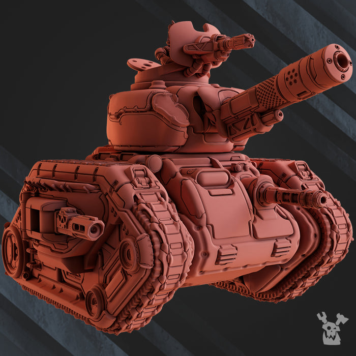 Battle Tank | Steam Guard | Grimdark Miniature | DakkaDakka