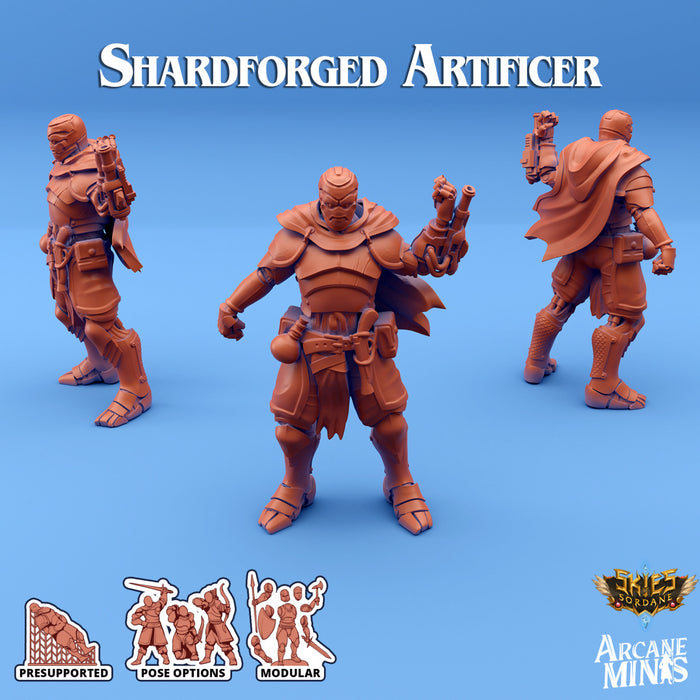 Shardforged Artificer C | Skies of Sordane | Fantasy Miniature | Arcane Minis